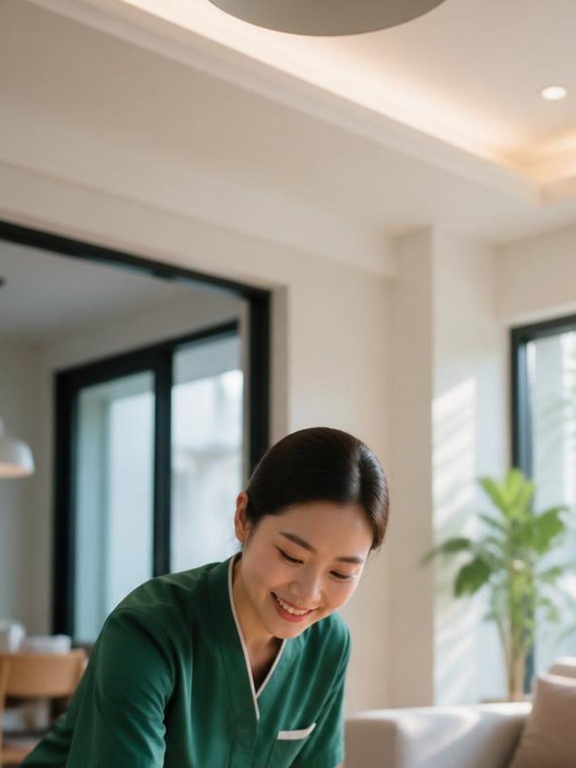 住家育儿嫂工作现场